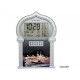 Qumex islamic Azan Clock 801 with 1000 Cities - Tall Dome Shape ساعة الاذان الاوتوماتيكية - خمسة اصوات للاذان - الف مدينة